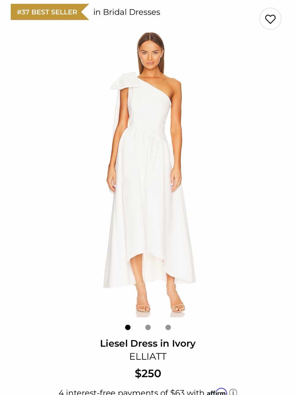 Elliat- Liesell Dress in Ivory